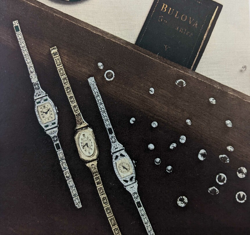 Dámské šperkové hodinky v secesním stylu nesly poetické jméno Rubaiyat.