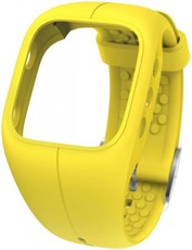 Curea unisex Polar din silicon pentru ceas A300 galbenă