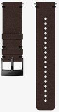 Curea din piele pentru ceas Spartan Sport, Spartan Sport Wrist HR/Baro și Suunto 9 Brown/Black M 24mm