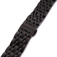 Brățară metalică neagră pentru ceas bărbați LUX-03