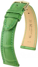 Curea verde din piele Hirsch London L 04207042-1 (Piele de aligator) Hirsch Selection
