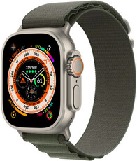 Apple Watch Ultra, GPS + Cellular, 49 mm, curea gri "Alpine loop" (M)