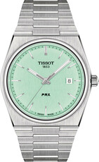 Tissot PRX Quartz T137.410.11.091.01 (în culoareTiffany Blue)