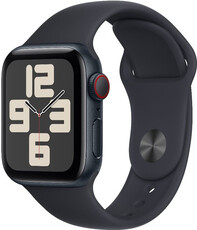 Apple Watch SE (2023) GPS + Cellular 40mm carcasă din aluminiu Dark Ink cu curea sport Dark Ink - M/L