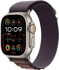 Apple Watch Ultra 2 GPS + Cellular, carcasă din titan de 49 mm cu tensiune Indigo Alpine - M