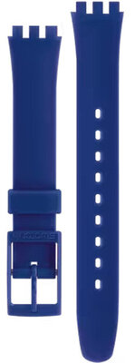 Unisex albastru curea din silicon pentru ceas Swatch ALN148C