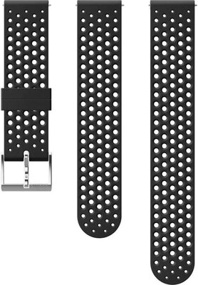 Curea din silicon pentru ceas Suunto 3 Fitness Black/Steel S+M 20mm