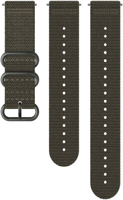 Curea din material textil pentru ceas Suunto Spartan Sport, Spartan Sport Wrist HR/Baro și Suunto 9 Foliage/Gray M+L 24mm
