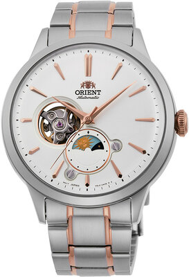 Orient Classic Sun and Moon Open Heart Automatic RA-AS0101S10B