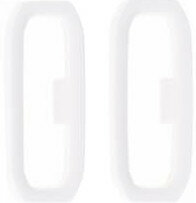 Garmin Kit, Keeper, Fenix 6S, White (Buclă curea albă Fenix 6S, 2 buc)