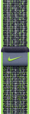 Apple Watch 41mm Bright Green/Blue Nike Sport Loop