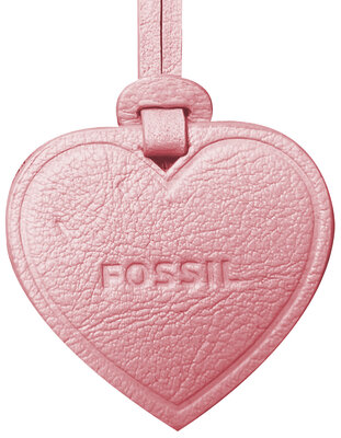 Pandantiv în formă de inimă din Fossil