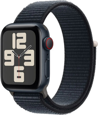 Apple Watch SE GPS + Cellular 40mm carcasă din aluminiu cu curea sport Dark Ink