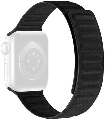 Curea pentru Apple Watch 38/40/41mm, curea textilă magnetică, negru