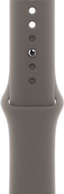 Curea sport Apple Watch gri argilă, pentru carcase de 38/40/41 mm, mărimea S/M