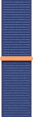 Curea sport Apple, textil, albastru marin, pentru carcase de 38/40/41 mm