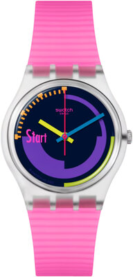 Swatch Neon Pink Podium Pay! SO28K112-5300